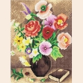 Набор для рисования алмазными камнями БЕЛОСНЕЖКА "Натюрморт с букетом" 