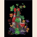 Набор для вышивания алмазными камнями БЕЛОСНЕЖКА "Натюрморт с вином" 