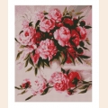Набор алмазной живописи ИМПЕРИЯ БИСЕРА "Букет пионов" *