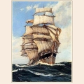 Алмазная вышивка камнями АЛМАЗНАЯ ЖИВОПИСЬ «Фрегат" 54х40см 