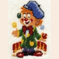 Набор для вышивания нитками "Сделай своими руками" "Клоун-набор"