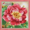 Алмазная вышивка камнями АЛМАЗНАЯ ЖИВОПИСЬ "Цветущий пион"