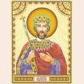 Схема для вышивания бисером АБРИС АРТ "Святой Константин"