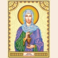 Схема для вышивания бисером АБРИС АРТ "Святая Анастасия"