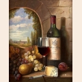 Алмазная вышивка камнями АЛМАЗНАЯ ЖИВОПИСЬ «Шато Марго» 40х50 см