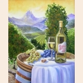 Алмазная вышивка камнями АЛМАЗНАЯ ЖИВОПИСЬ «Альпы» 50х40 см