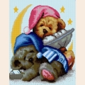 Набор алмазной живописи ИМПЕРИЯ БИСЕРА "Спящие мишки"