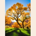 Алмазная вышивка камнями АЛМАЗНАЯ ЖИВОПИСЬ «Осеннее дерево"