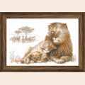 Набор для вышивания нитками РИОЛИС "Львиный рай"