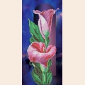Схема для вышивания бисером КАРТИНЫ БИСЕРОМ "Розовые каллы"