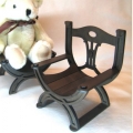 Комплект сборки из МДВ курульное кресло для кукол недекорированный 