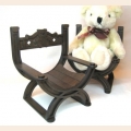 Комплект сборки из МДВ курульное кресло для медведей недекорированный   