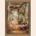 Набор для вышивания нитками РИОЛИС "Свидание в саду"
