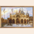 Набор для вышивания нитками РИОЛИС "Венеция. Площадь Сан-Марко"