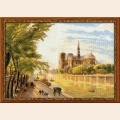 Набор для вышивания нитками РИОЛИС "Собор Парижской Богоматери на острове Сите"