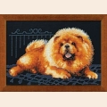 Набор для вышивания нитками РИОЛИС "Чау-чау"