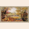 Набор для вышивания нитками РИОЛИС "Осенняя пора"