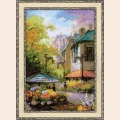 Набор для вышивания нитками РИОЛИС "Цветочная улица"