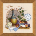 Набор для вышивания нитками РИОЛИС "Натюрморт с сыром"