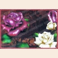 Набор для рисования камнями "Три розы" разм.85х60 см