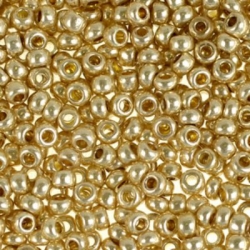 Бисер PRECIOSA 18113 бежевый/металлик 50 гр. (№10) Бисер PRECIOSA 18113 бежевый/металлик 50 гр. (№10)