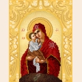 Схема для вышивания бисером А-СТРОЧКА "Почаевская икона Божией Матери"