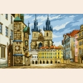 Алмазная вышивка камнями АЛМАЗНАЯ ЖИВОПИСЬ «Замок» 