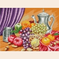 Алмазная вышивка камнями АЛМАЗНАЯ ЖИВОПИСЬ «Осенний натюрморт» 
