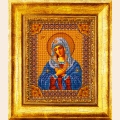Набор для вышивания бисером РАДУГА БИСЕРА (Кроше) "Богородица Умиление"