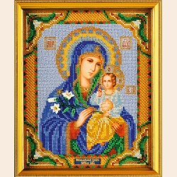 Набор для вышивания бисером РАДУГА БИСЕРА (КРОШЕ) "Богородица Неувядаемый Цвет"