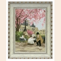Набор для вышивания нитками КРАСА И ТВОРЧЕСТВО "Уютный скверик"