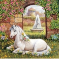Схема для вышивания бисером АБРИС АРТ "Единорог"