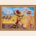 Набор для вышивания бисером АБРИС АРТ "На ипподроме" 
