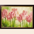 Набор для вышивания бисером "Славяночка" "Акварельные тюльпаны" 