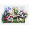 Набор для вышивания крестом Luca-S "Цветущий сад"