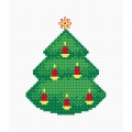 Набор для вышивания крестом Luca-S "Ёлочка"
