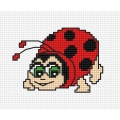 Набор для вышивания крестом Luca-S "Божья коровка"