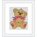 Набор для вышивания крестом Luca-S "Мишка"