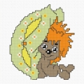 Набор для вышивания крестом Luca-S "Ёжик"