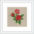 Набор для вышивания крестом Luca-S "Три розы"