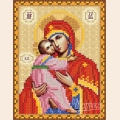 Схема для вышивания бисером МАРИЧКА "Богородица Владимирская"