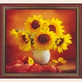 Набор для вышивания бисером СЛАВЯНОЧКА "Подсолнухи" 
