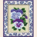 Набор для вышивания нитками РИОЛИС "Анютины глазки"