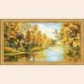 Набор для вышивания нитками РИОЛИС "Тихая осень"