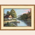Набор для вышивания нитками РИОЛИС "Тихая речка"