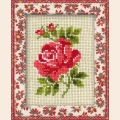 Набор для вышивания нитками РИОЛИС "Розочка"