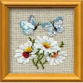 Набор для вышивания нитками РИОЛИС "Ромашки"