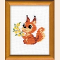 Набор для вышивания нитками РИОЛИС "Бельчонок"