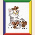 Набор для вышивания нитками РИОЛИС "Друзья"