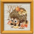 Набор для вышивания нитками РИОЛИС "Ёжик"